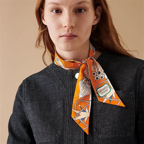 celebrity hermes twilly scarf